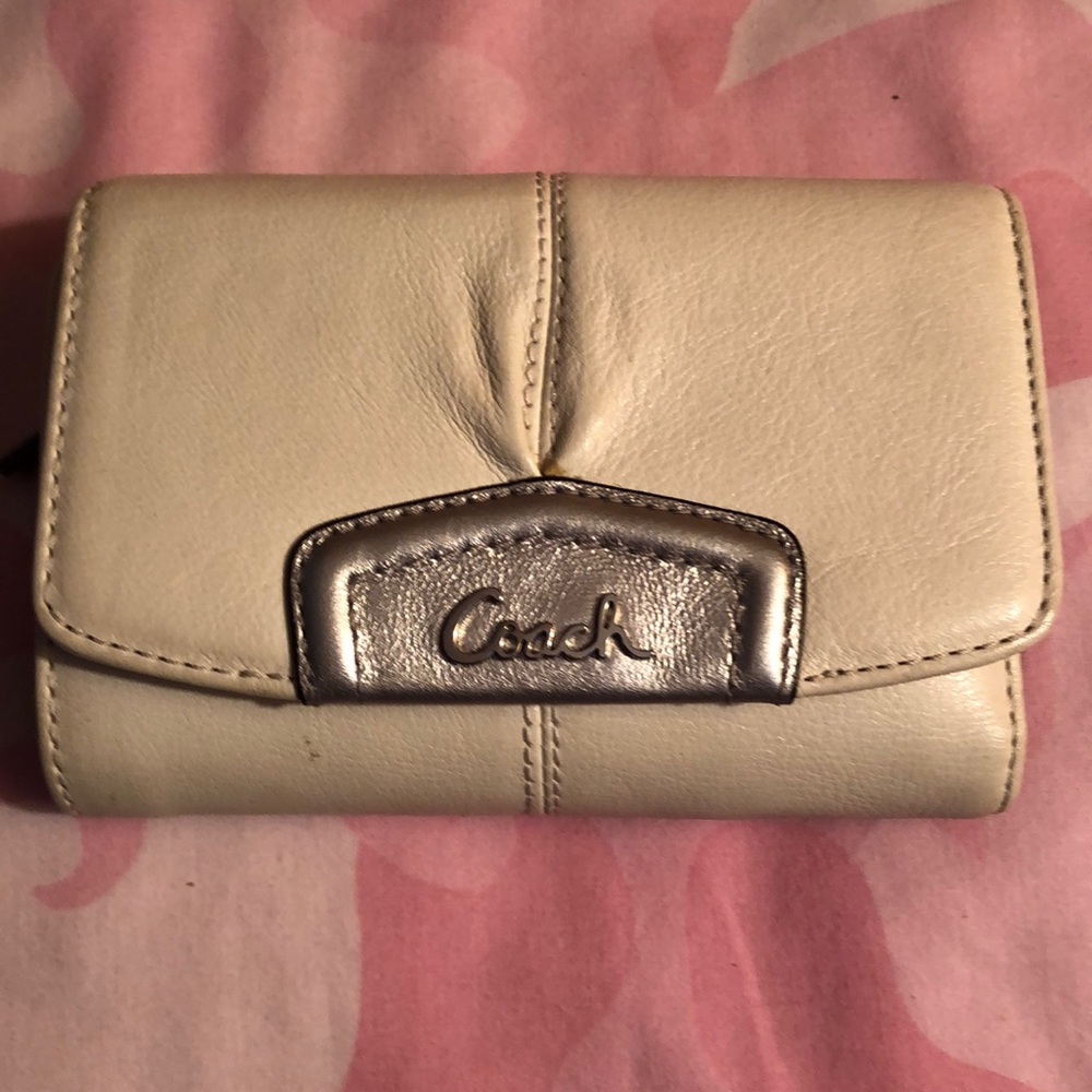 Coach trifold wallet